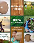 FrightRice - nachhaltige Frisbee-Scheibe aus Reishülsen & recyceltem Kunststoff – 175g