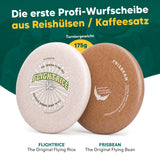 FrightRice - nachhaltige Frisbee-Scheibe aus Reishülsen & recyceltem Kunststoff – 175g